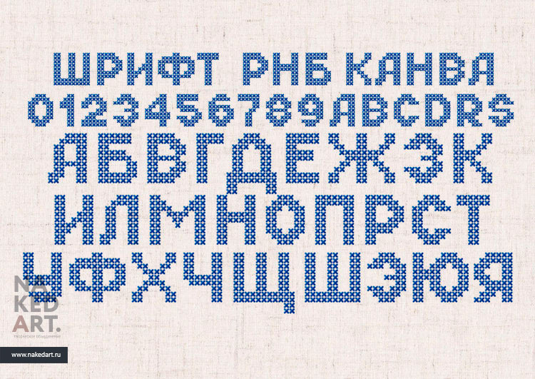 Шрифт «РНБ-Канва» для БФ КБ «Руснарбанк» пример
