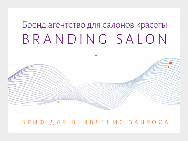 Интерактивный бриф для агентства Branding Salon