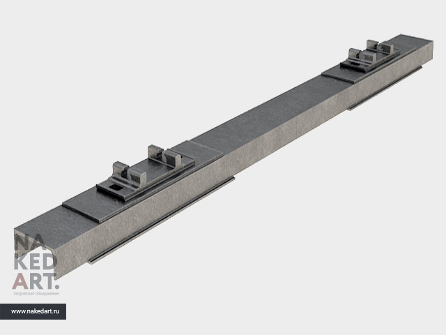 3D-модель промизделия для завода «Белшпала» пример