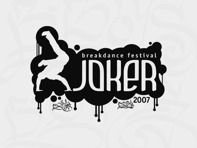 Фирменный стиль брейк-данс фестиваля «Джокер»