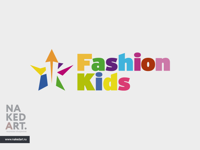 Логотип модельного агентства «Fashion Kids» пример