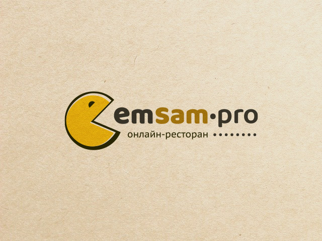 Логотип для быстрой доставки еды EmSam.pro